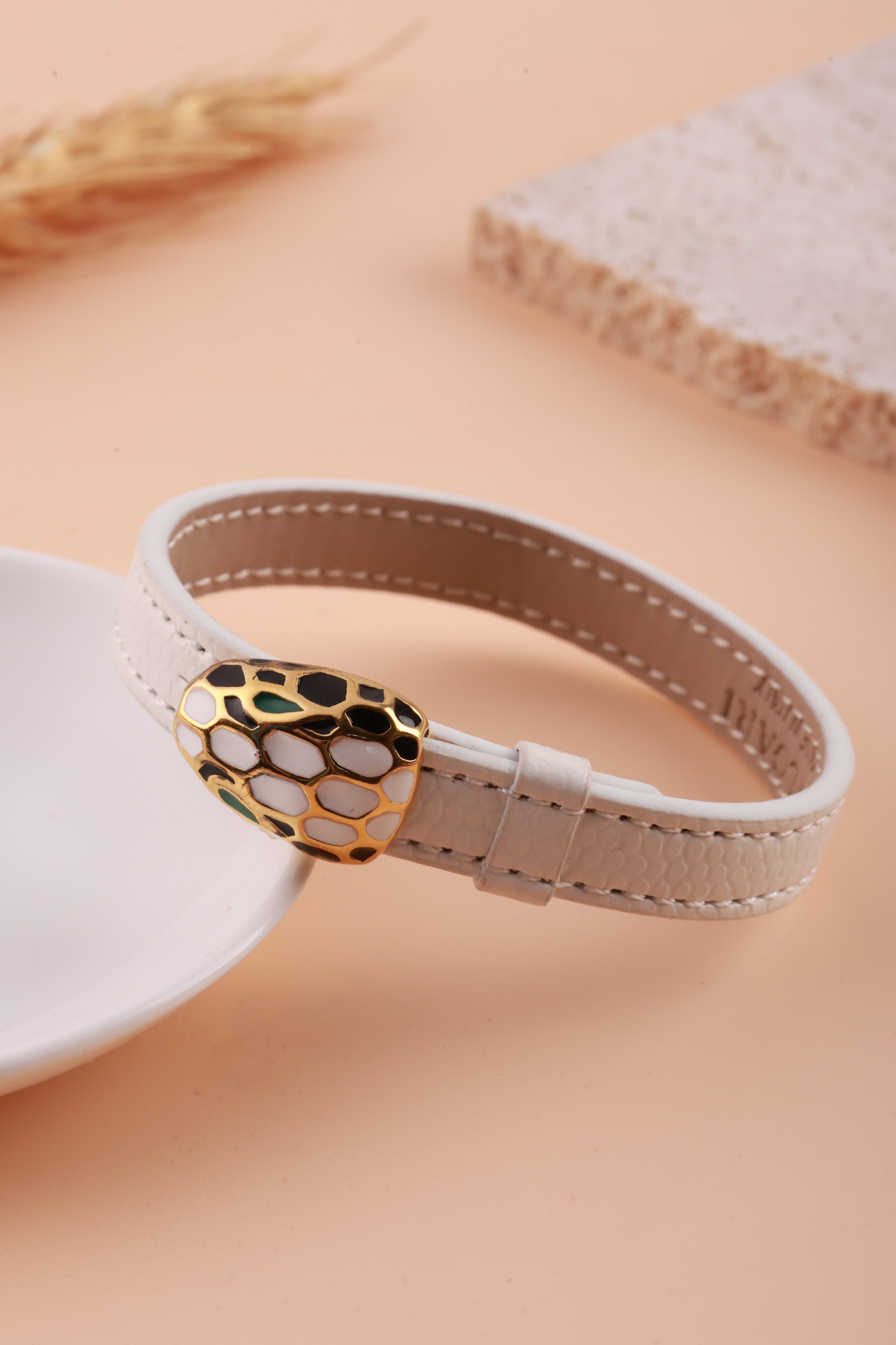 Groove Beige Bulgaree Bracelet