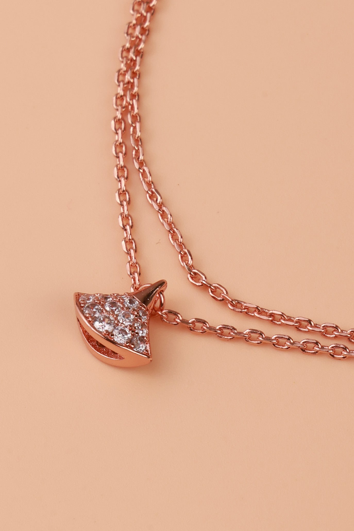 Rose Gold Noir Bulgaree Bracelet