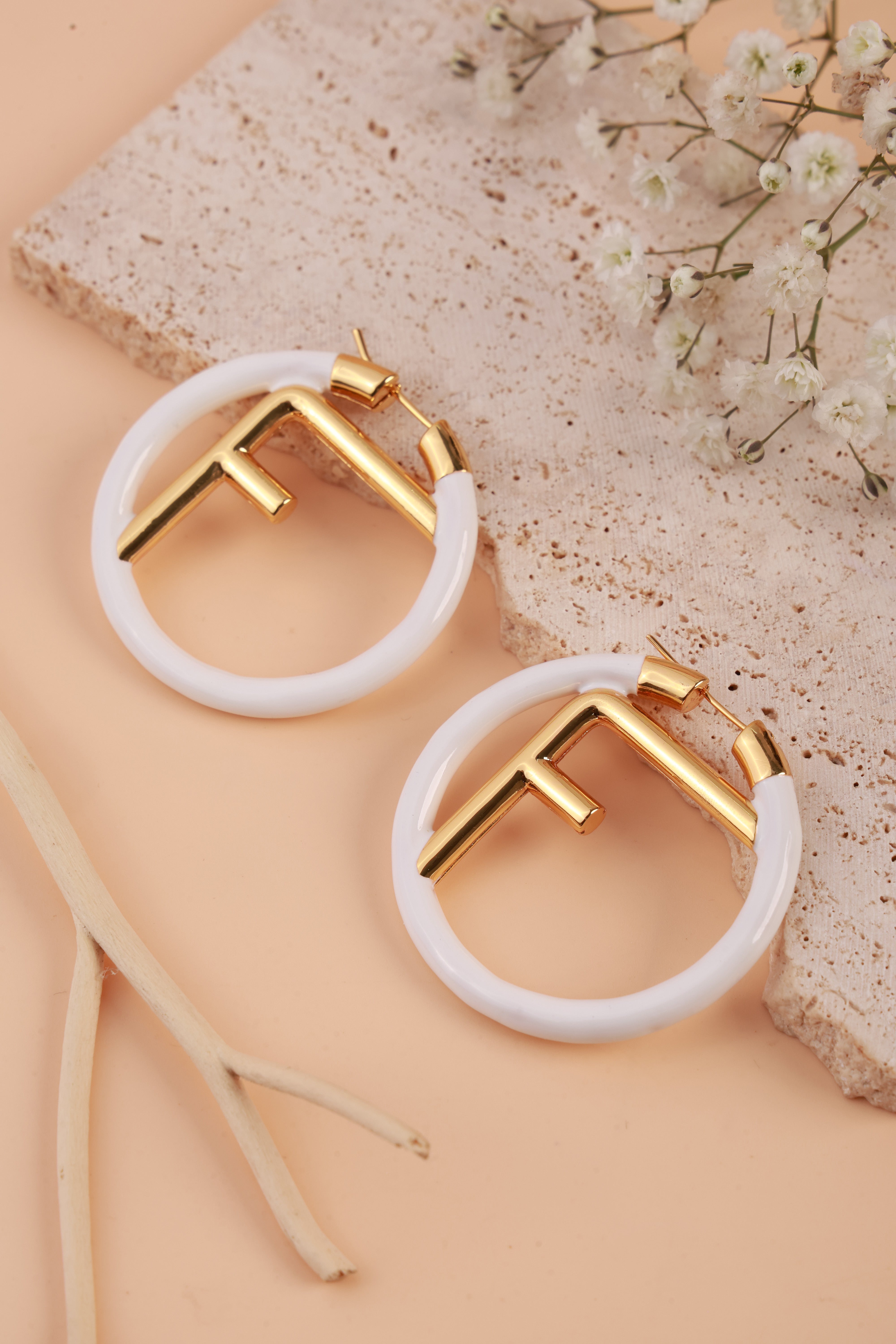 Atelier White Earrings