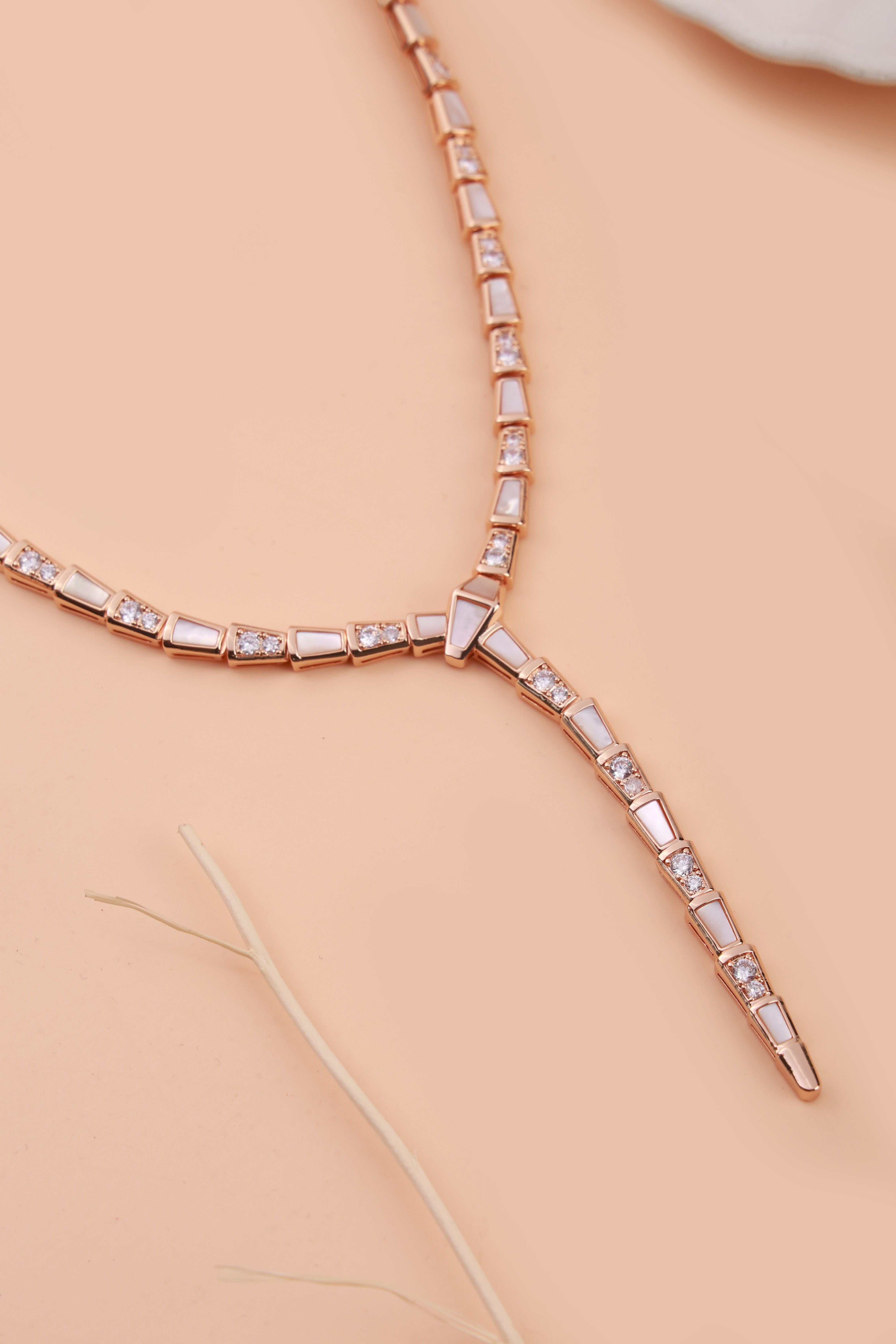 Rose Gold Gleam Bulgaree Neckchain