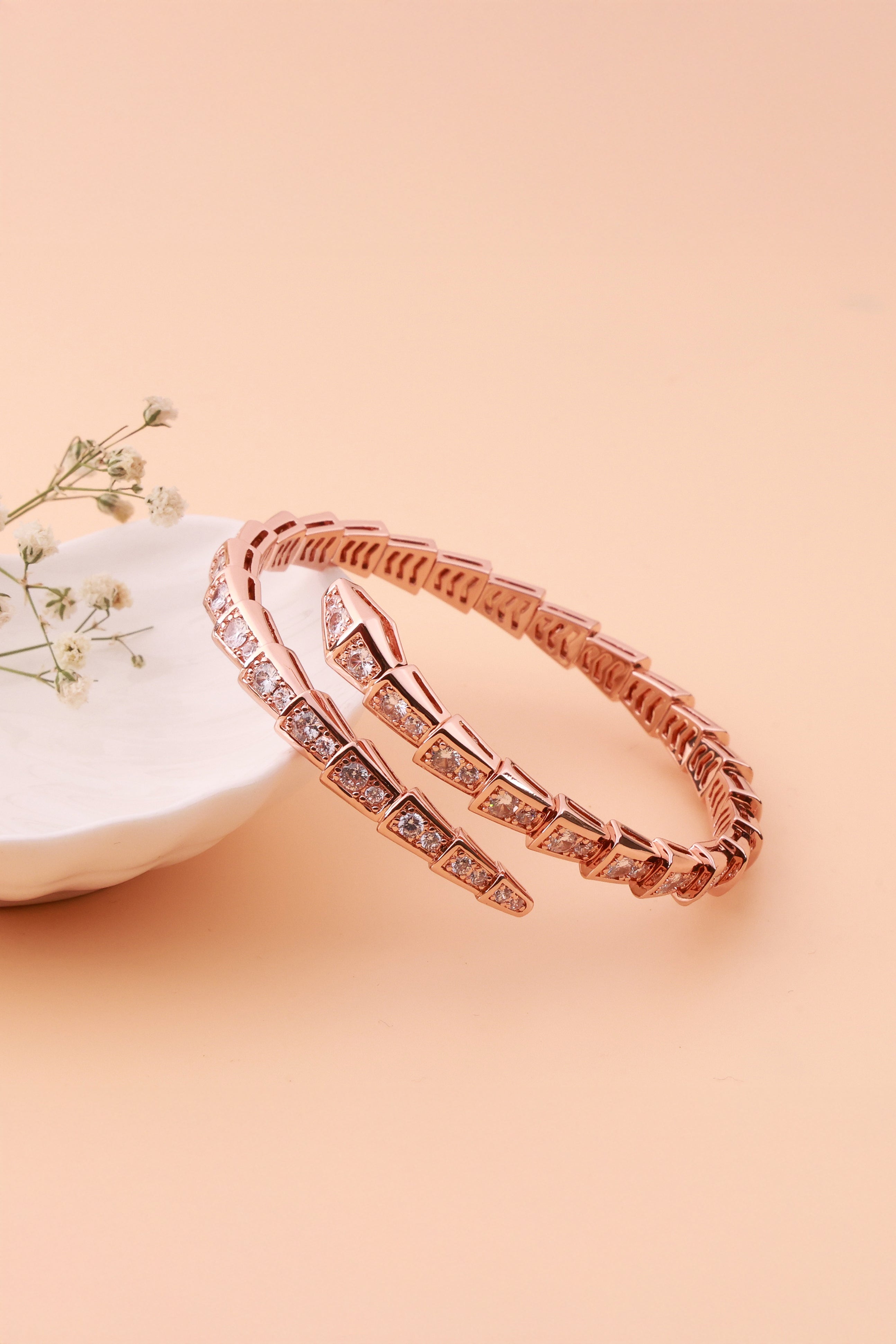 Rose Pink Gleam Bulgaree Bracelet