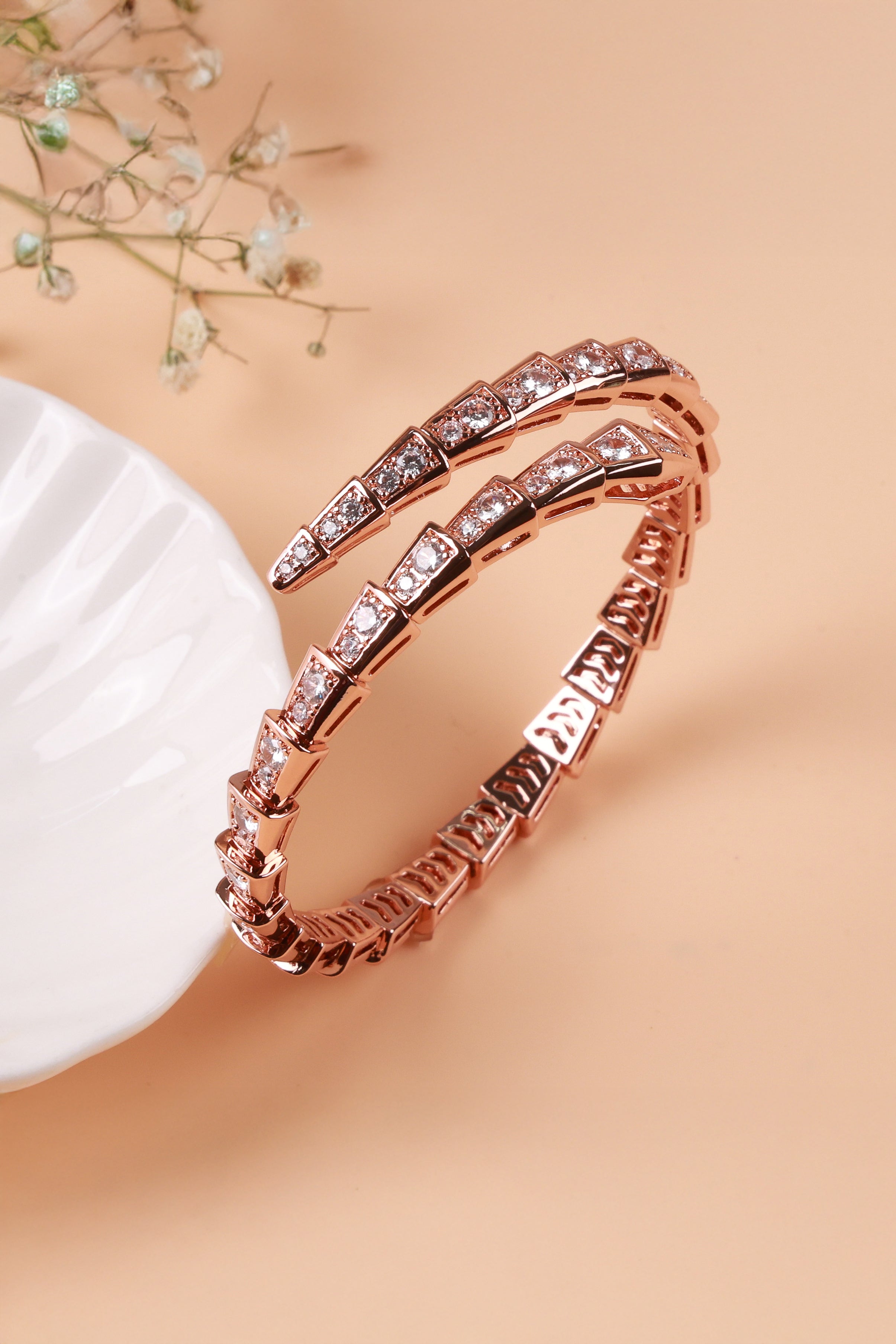 Rose Pink Gleam Bulgaree Bracelet