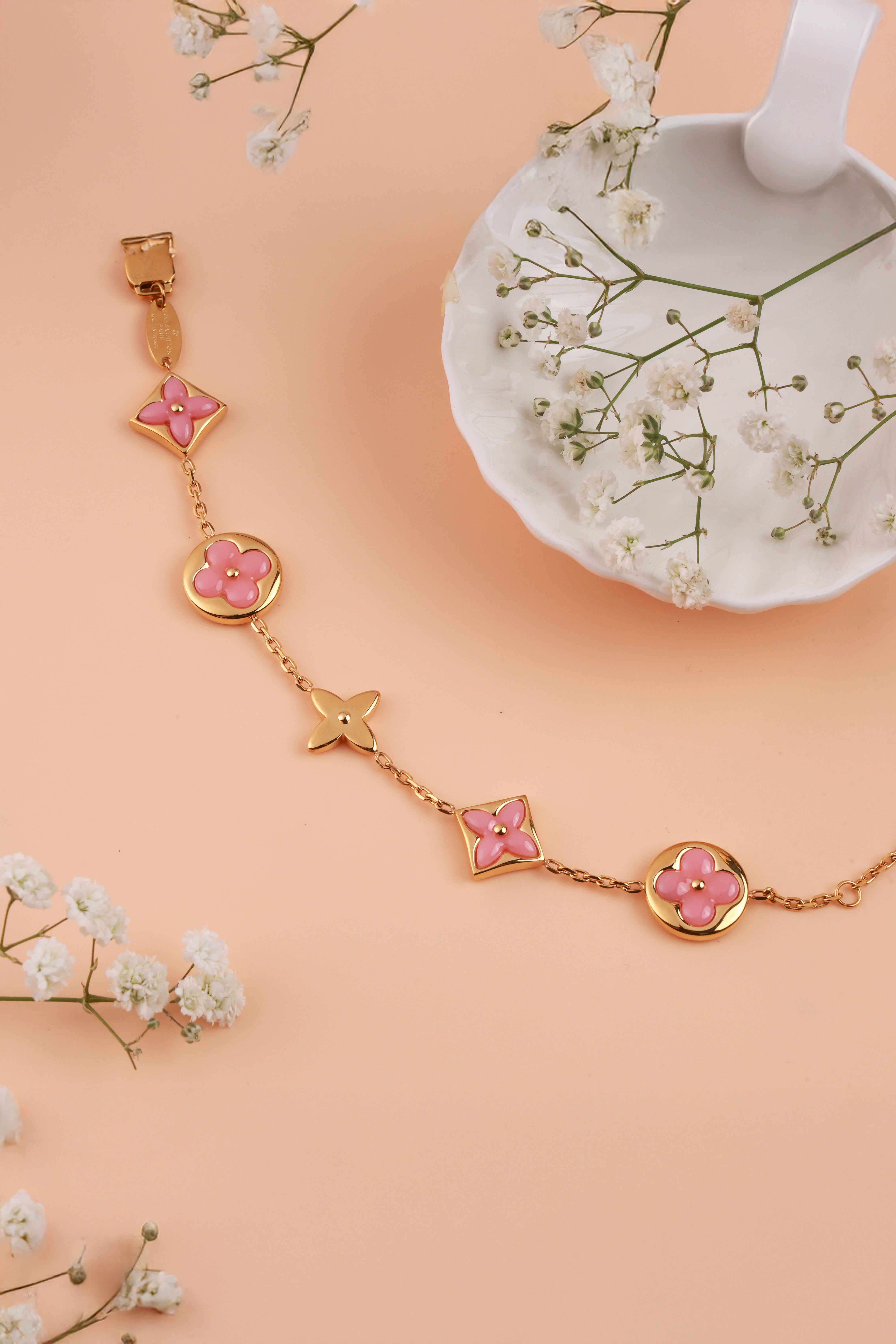 Pink Aurora Petal Bracelet