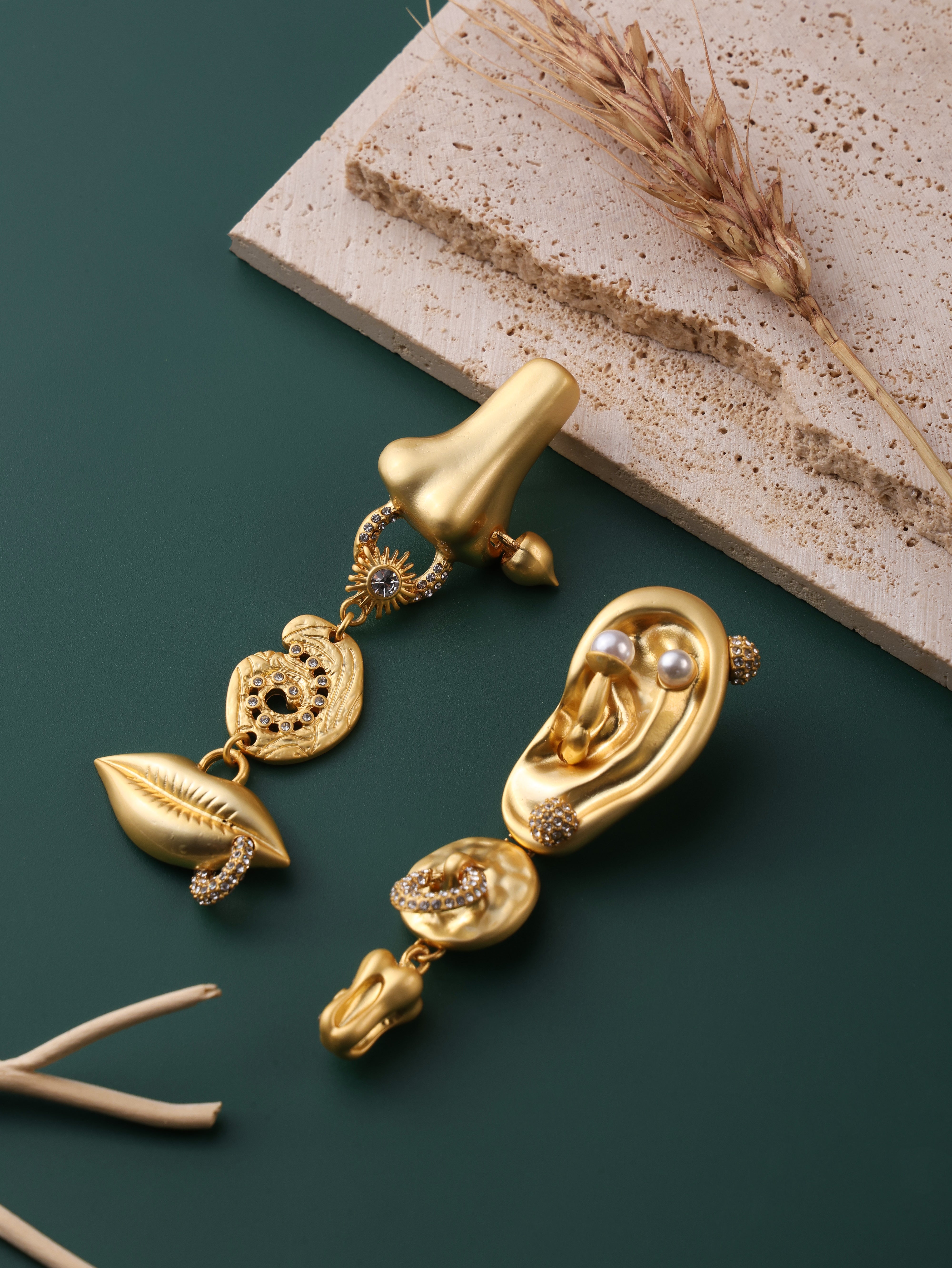 Golden Charm Earrings