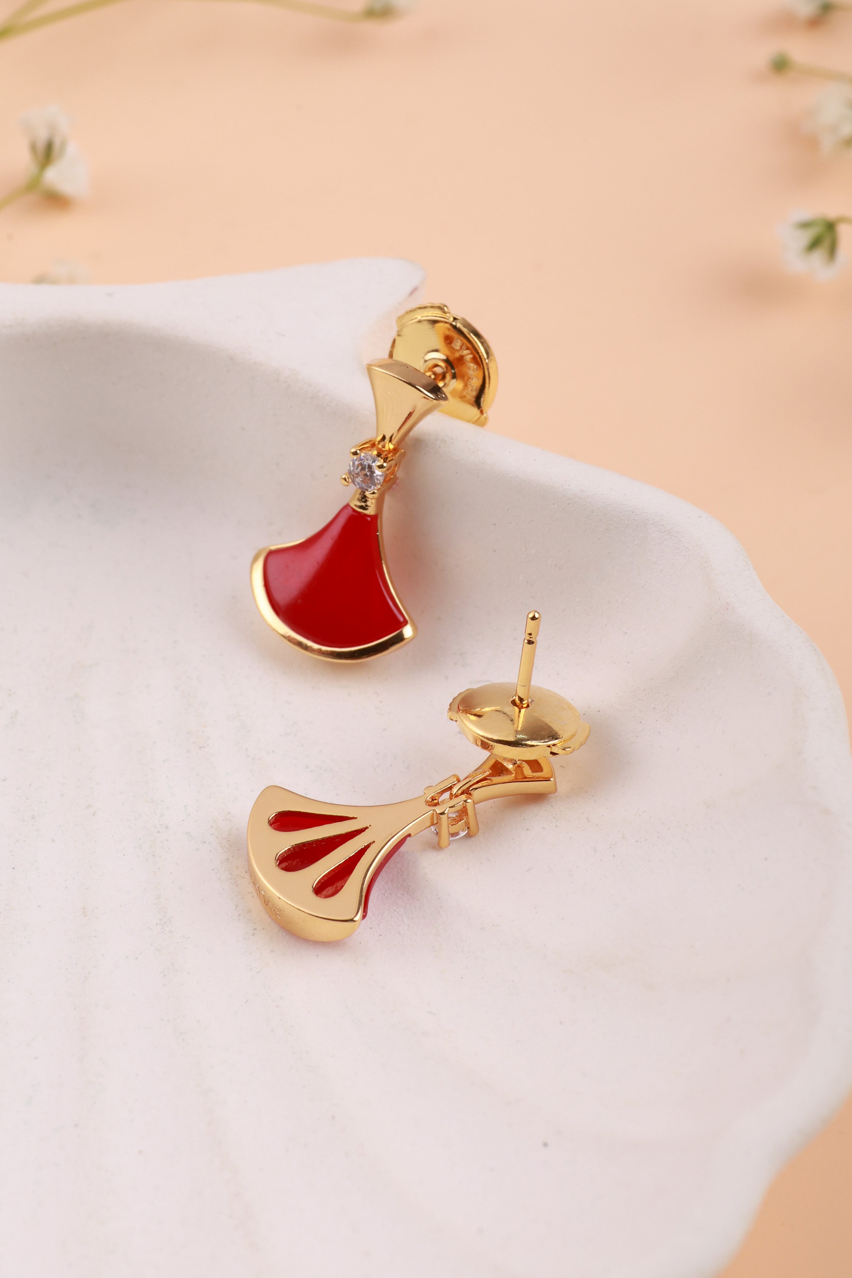 Alaria Red Bulgaree Earrings