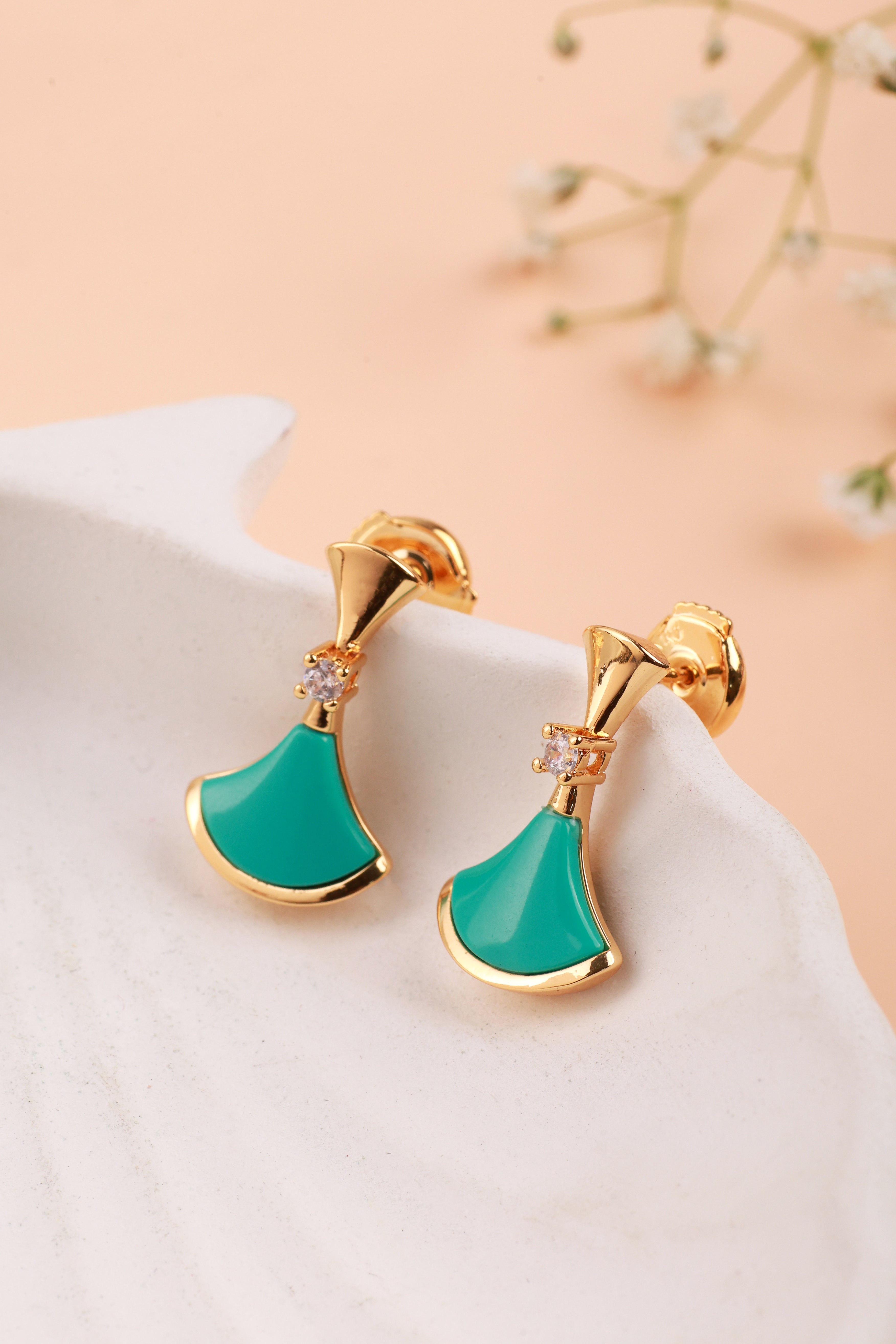 Alaria Teal Bulgaree Earrings