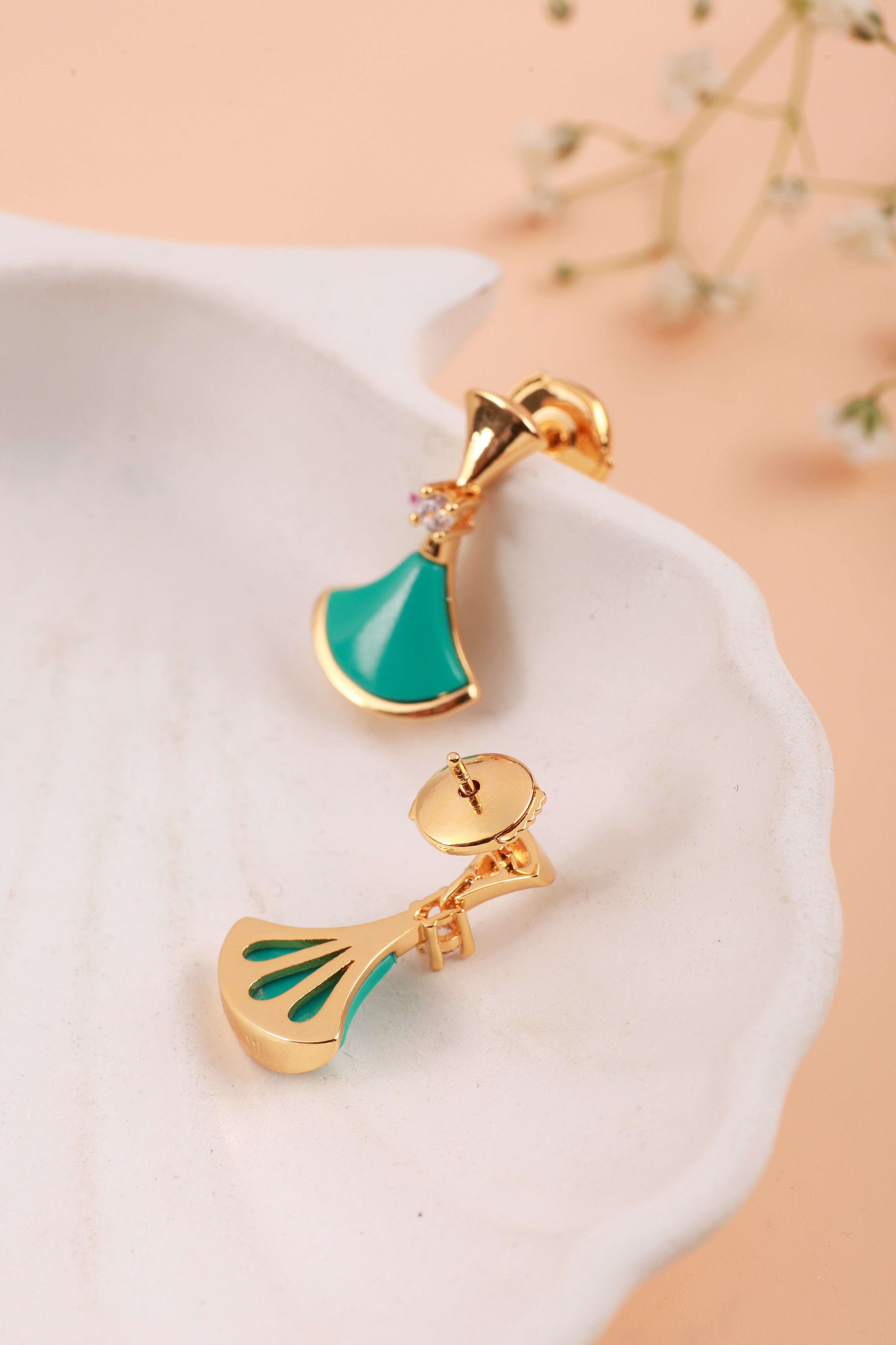 Alaria Teal Bulgaree Earrings