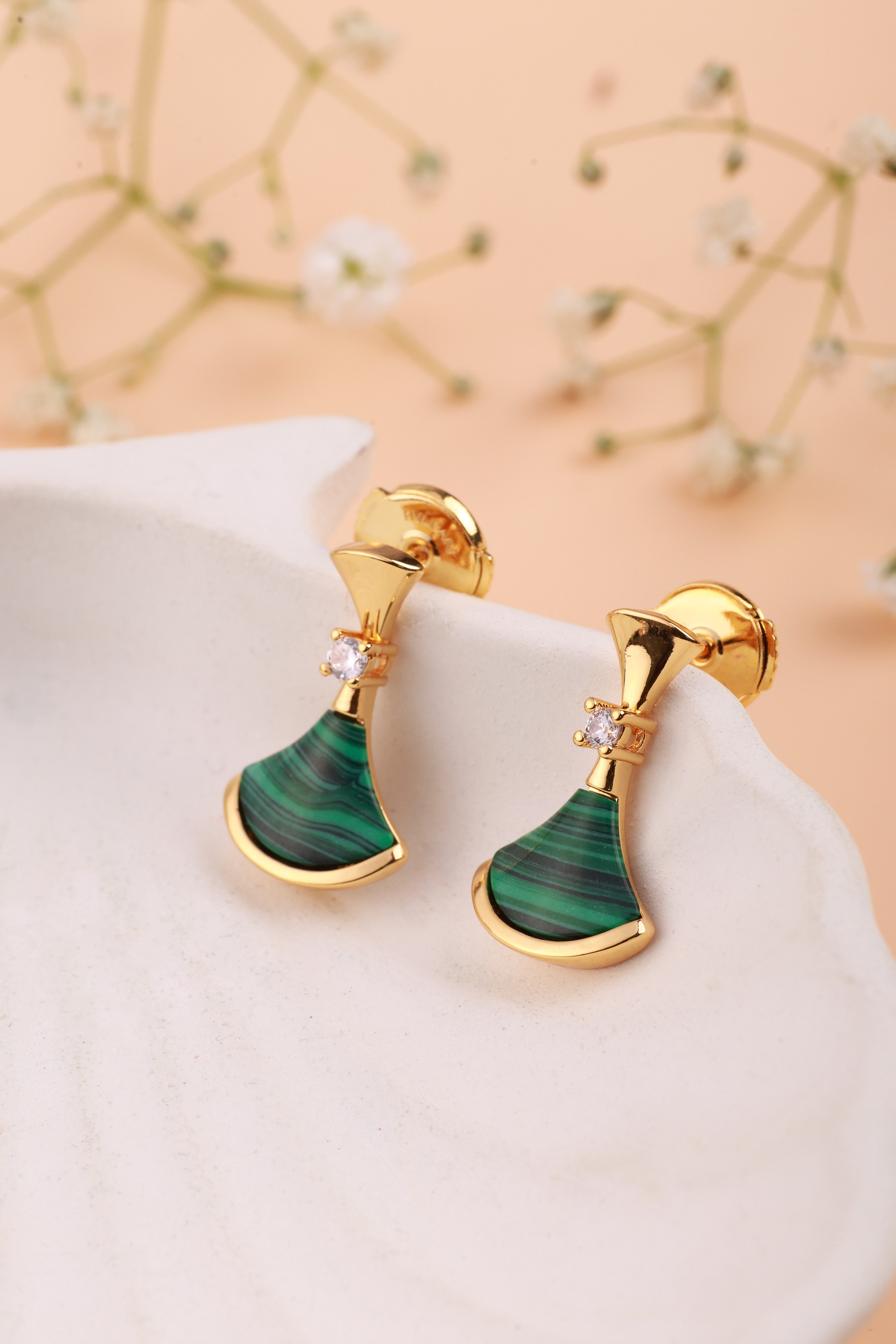 Alaria Green Bulgaree Earrings
