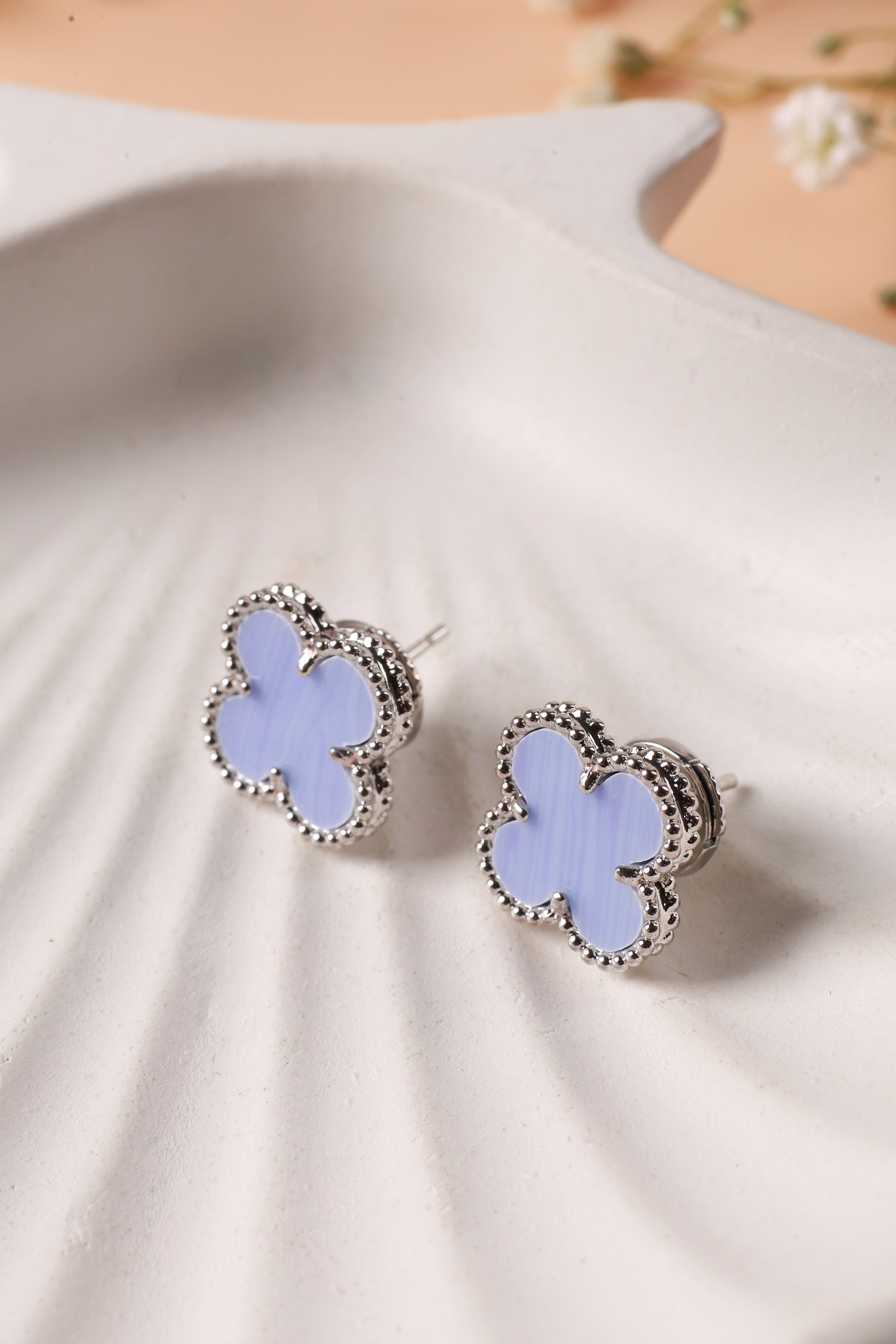 Blue Petal Charms Van Chief Studs