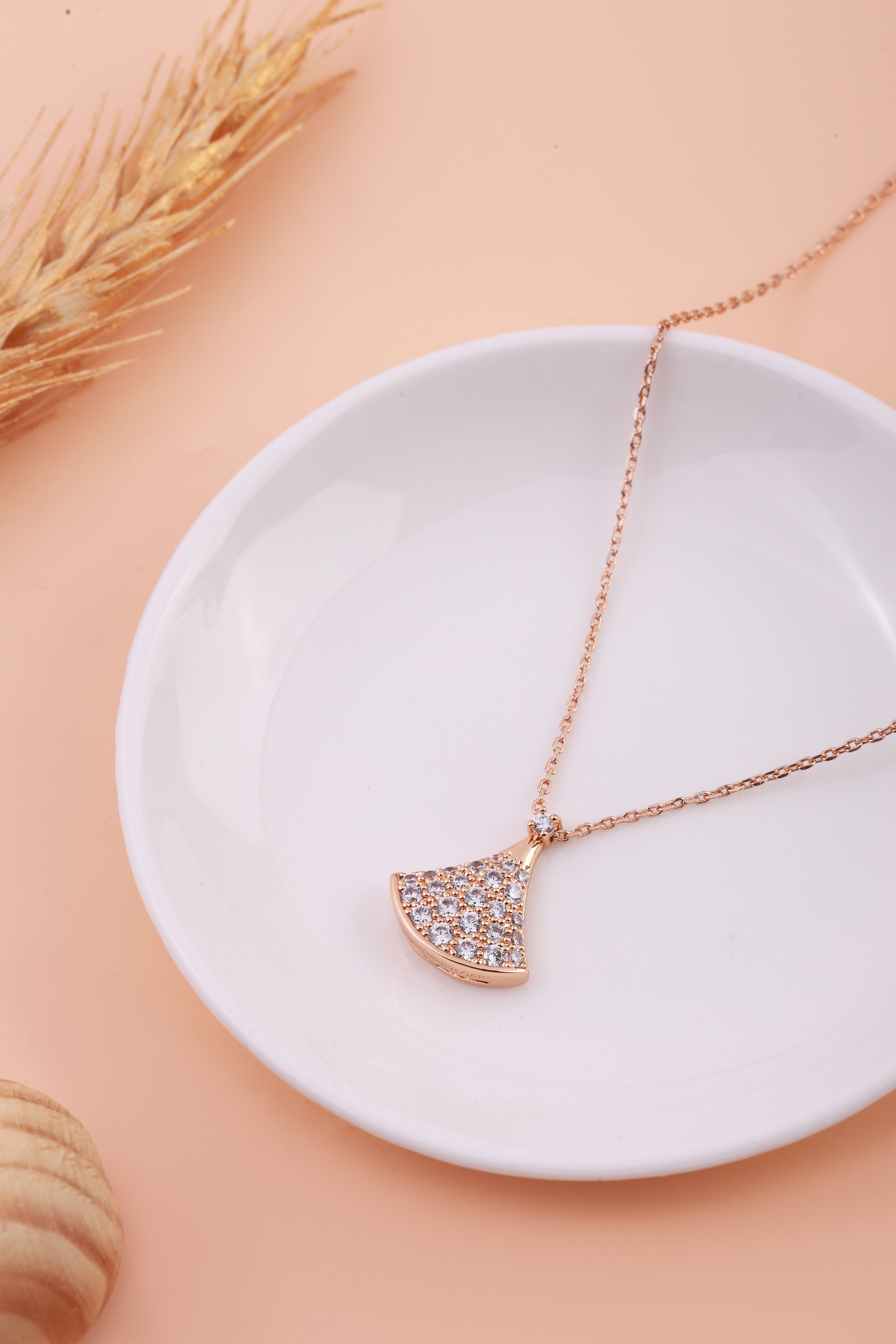 Rose Gold Gleam Bulgaree Neckchain
