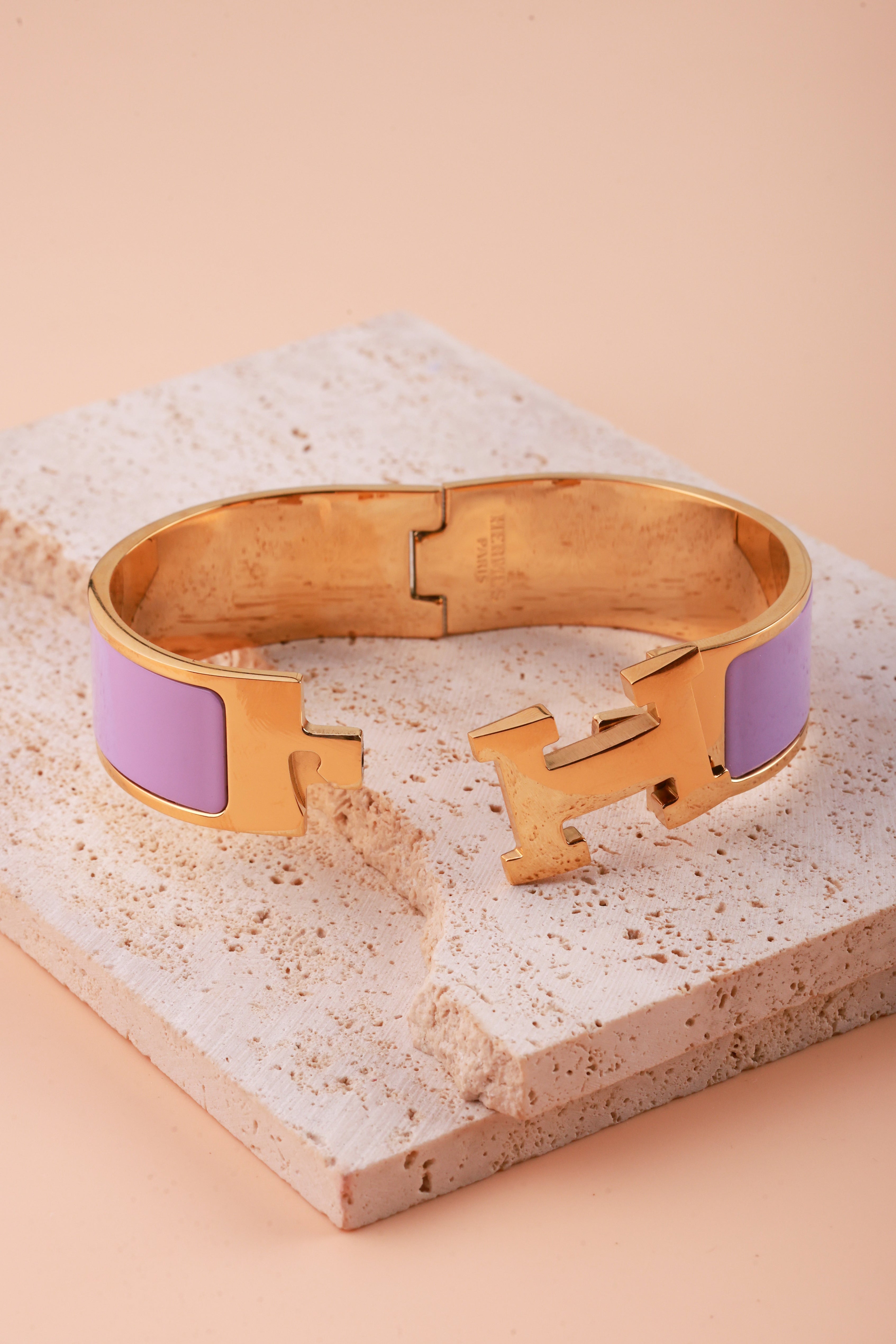 Obsidian Purple Hermie Bracelet