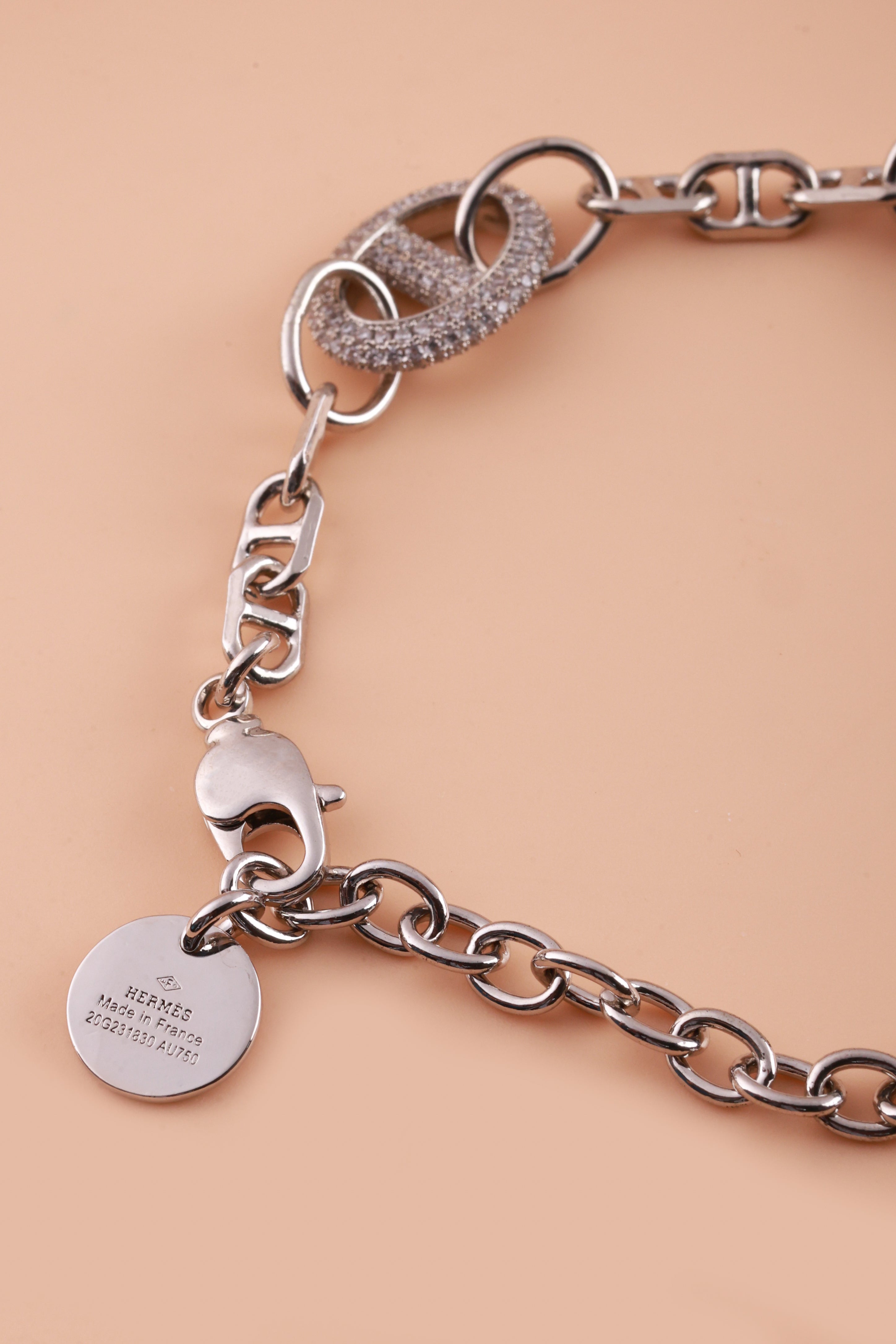 Silver Charm Hermie Bracelet