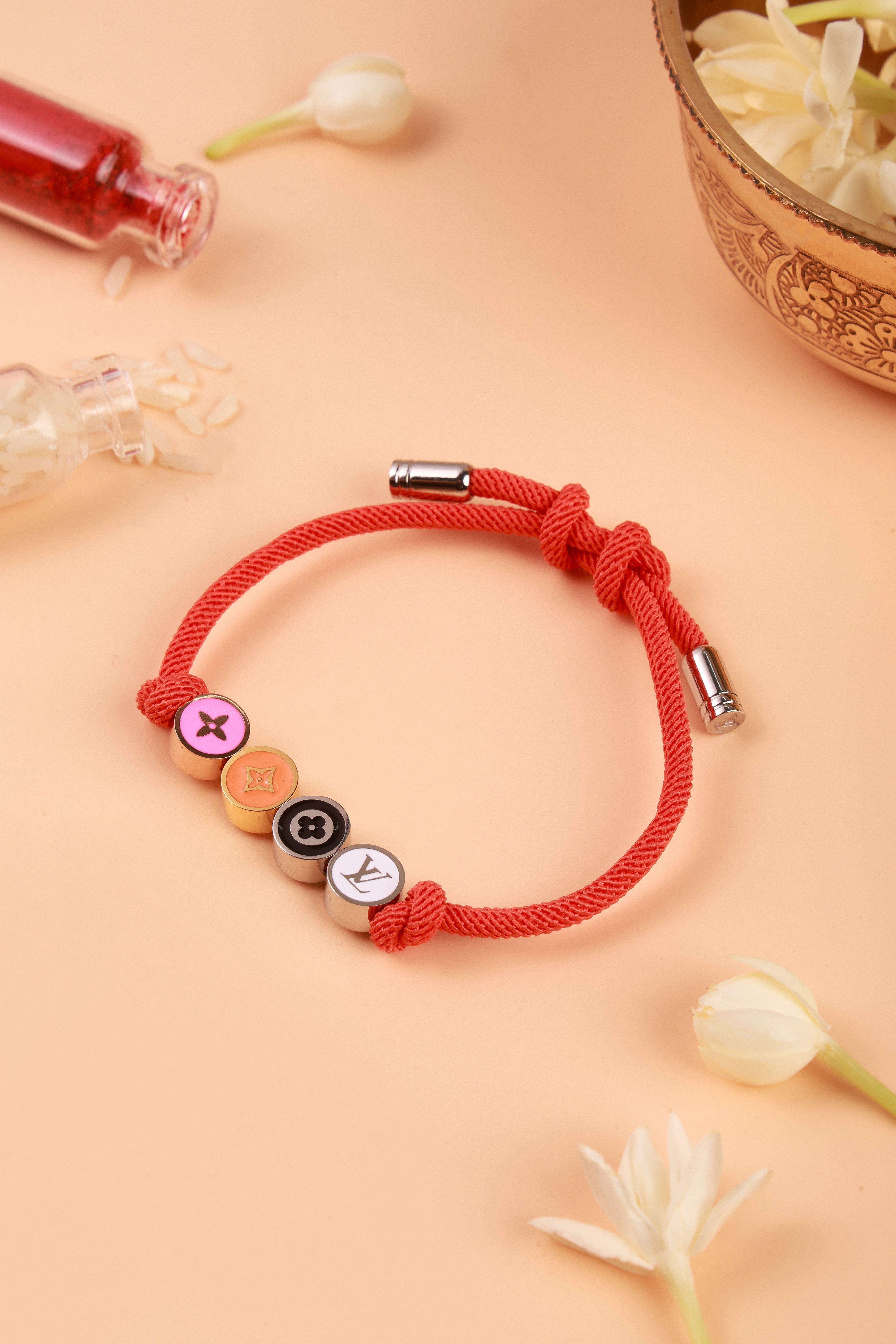Iconic Bond Elvy Coral Rakhi
