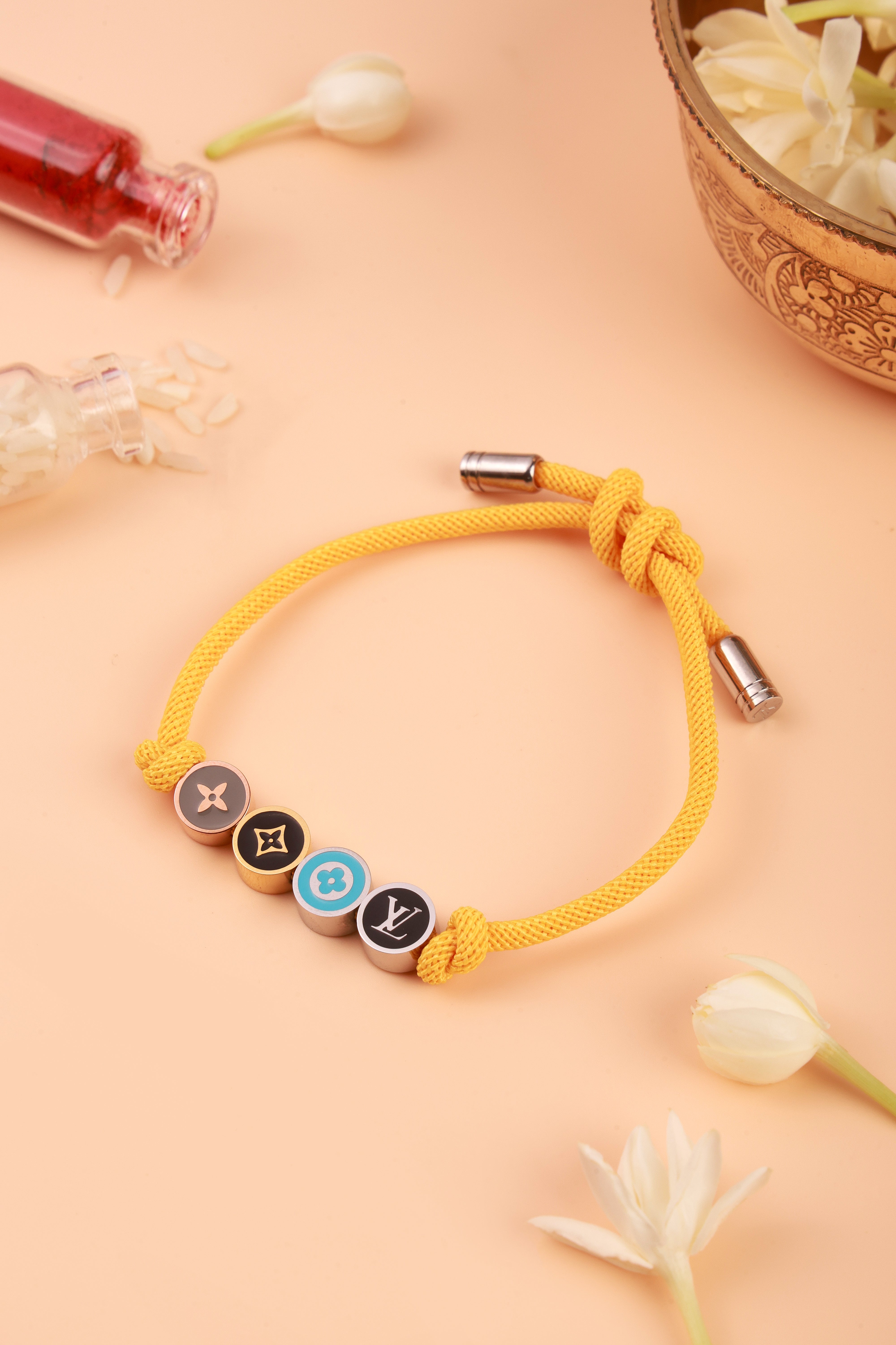 Iconic Bond Elvy Yellow Rakhi