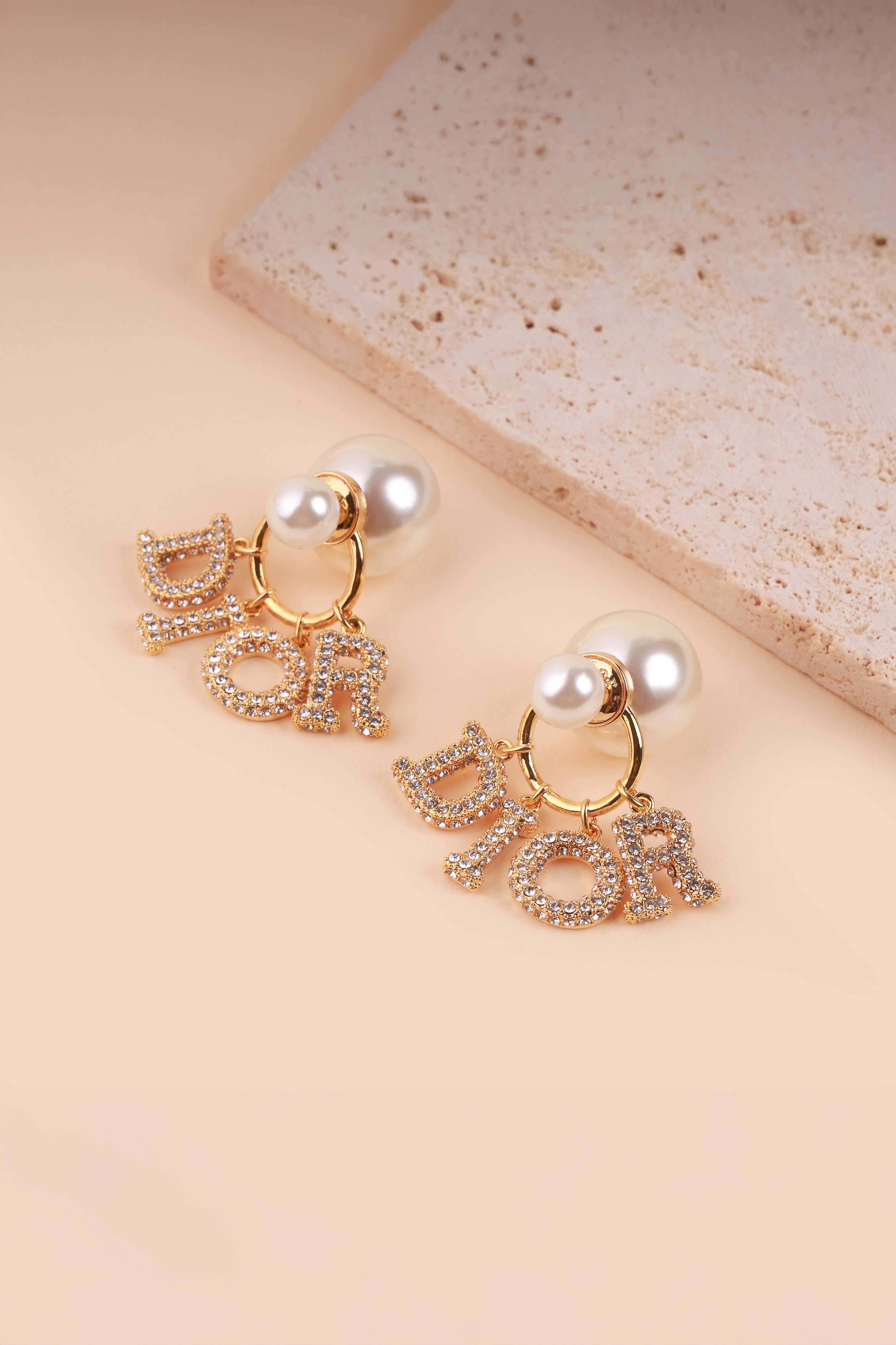 Elara Gold Diot Earrings