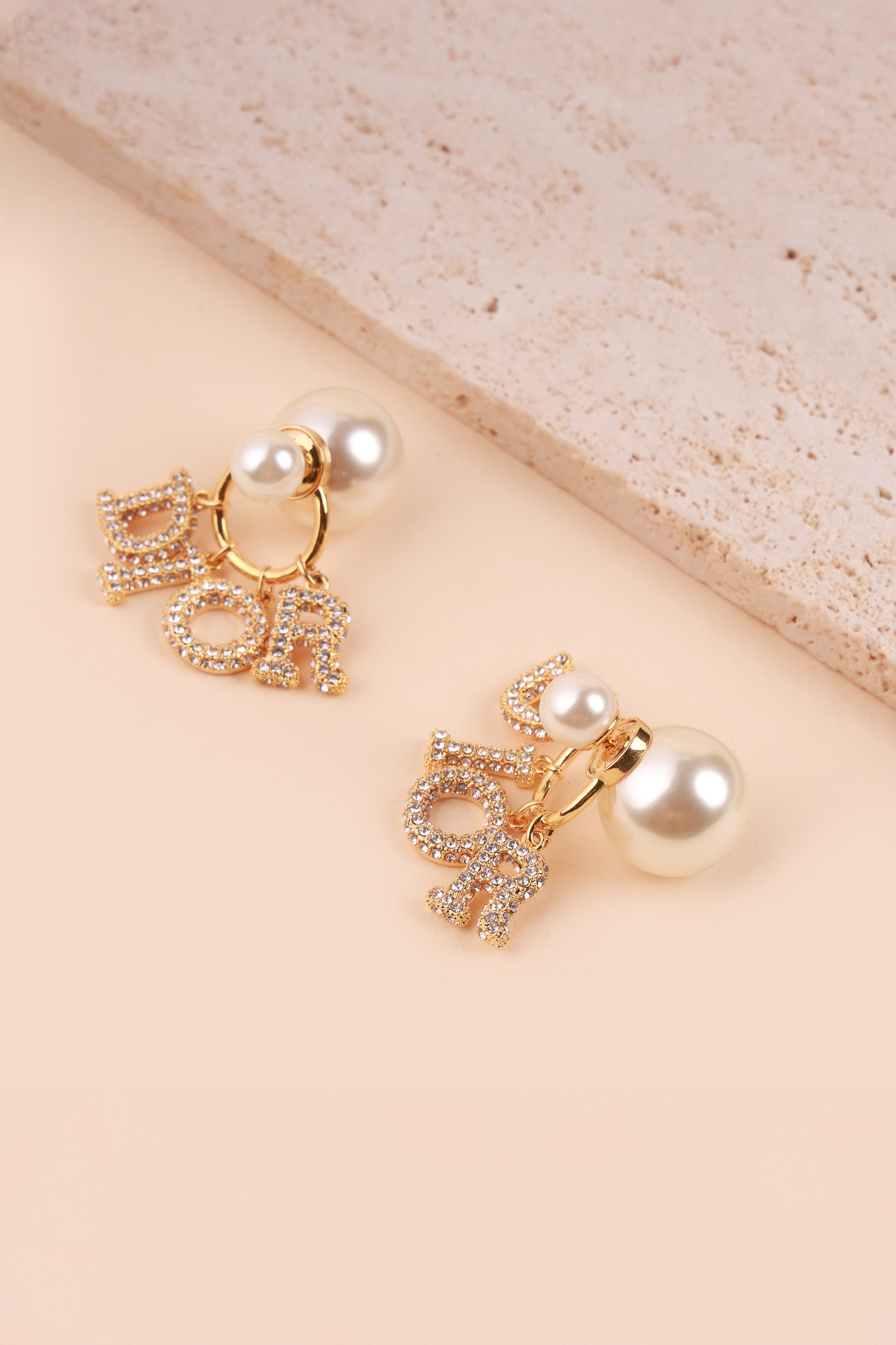 Elara Gold Diot Earrings