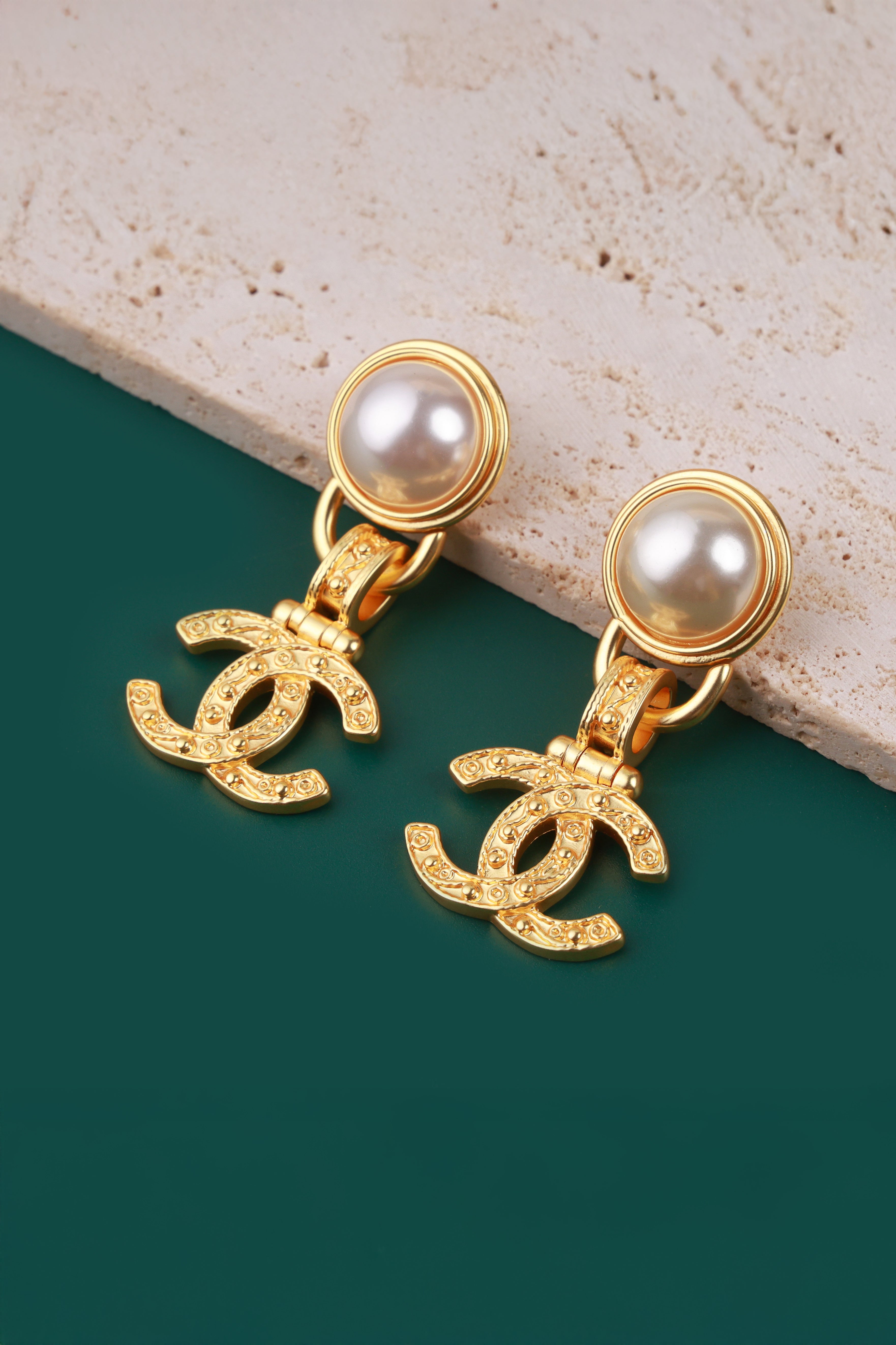 Gloried Pearl Shanel Earrings