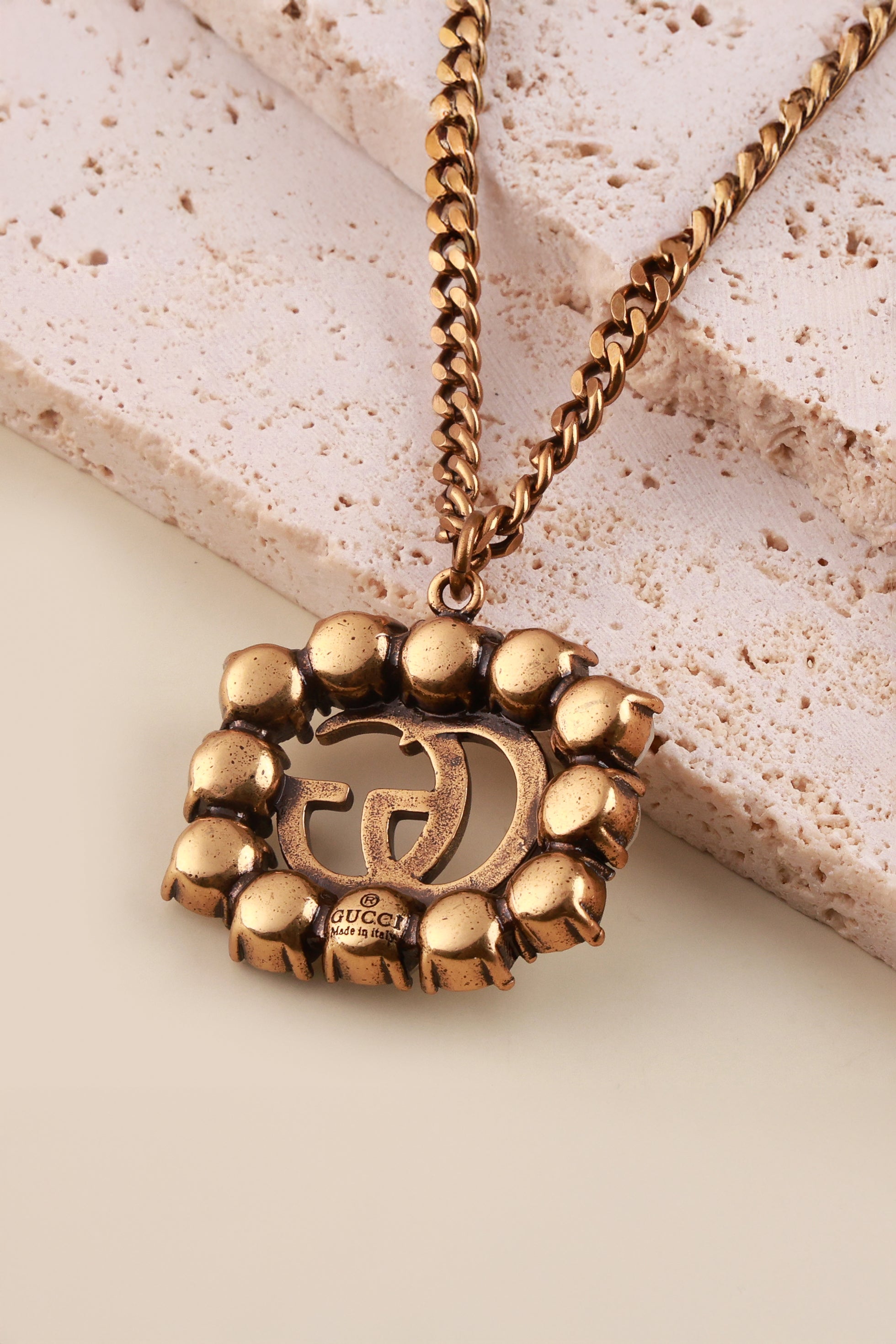 Symbolic Crystal Guchi Neckchain