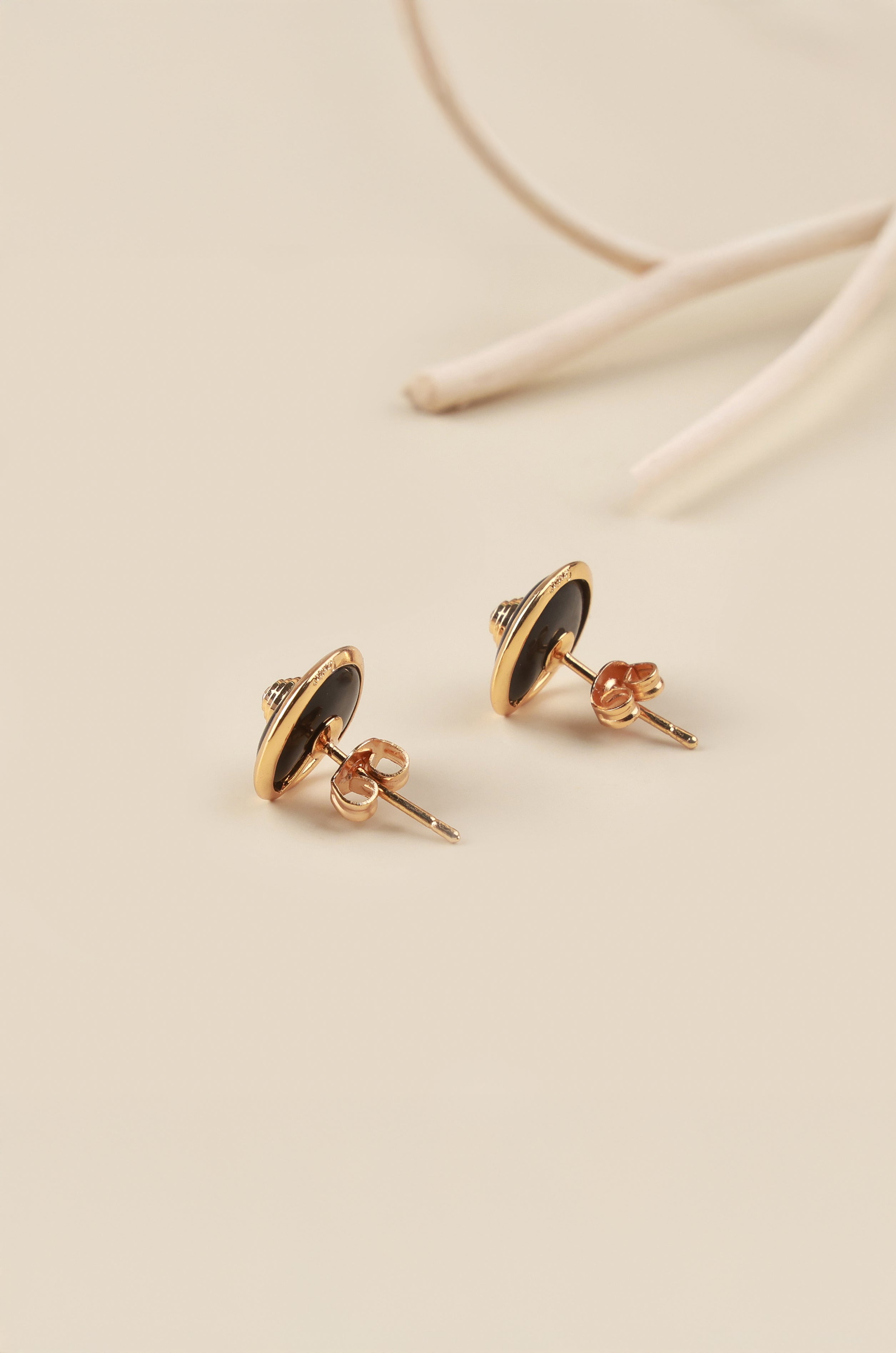 Black Quarter Celone Studs