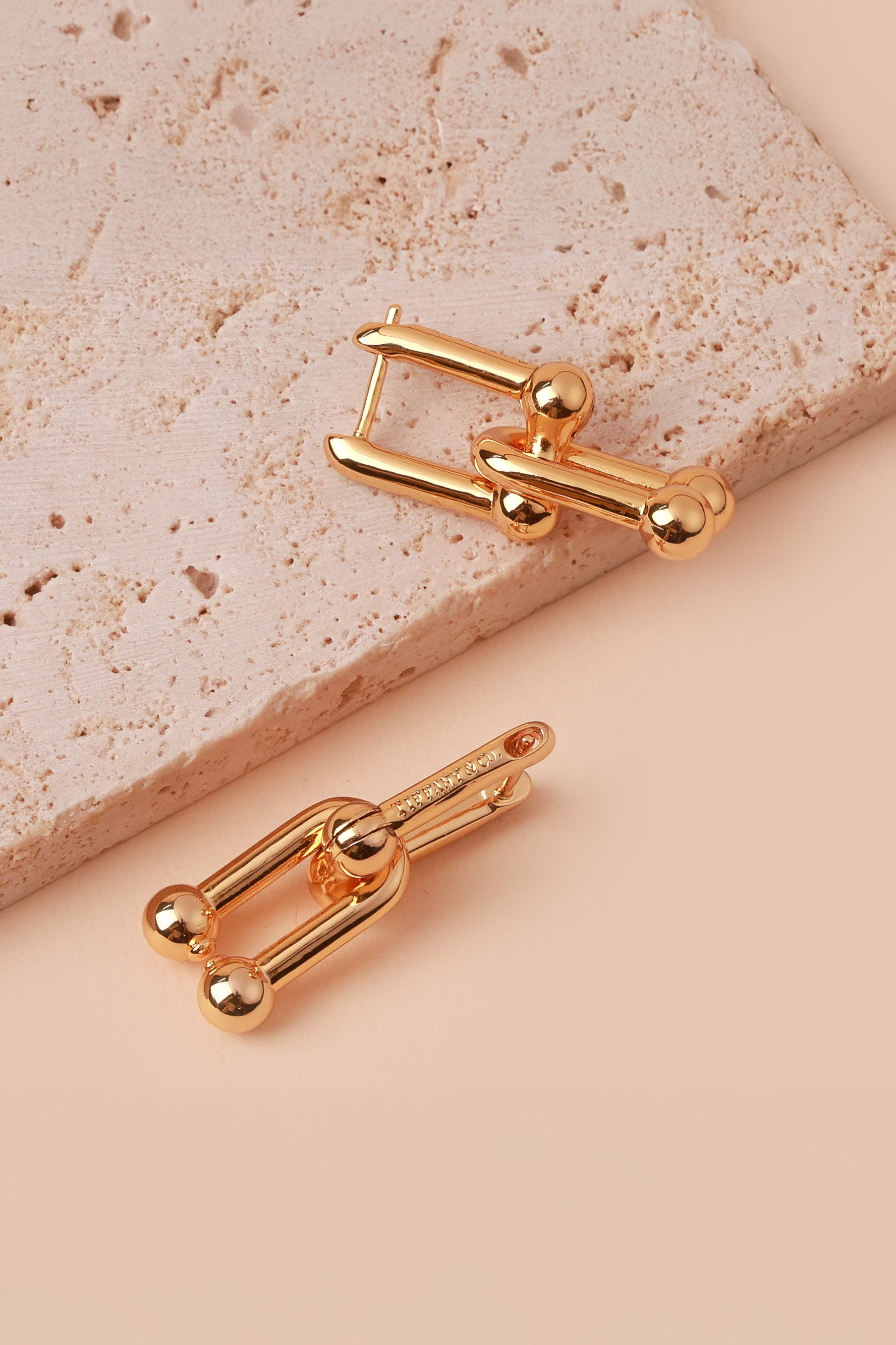 Golden Drop Tiffne Earrings