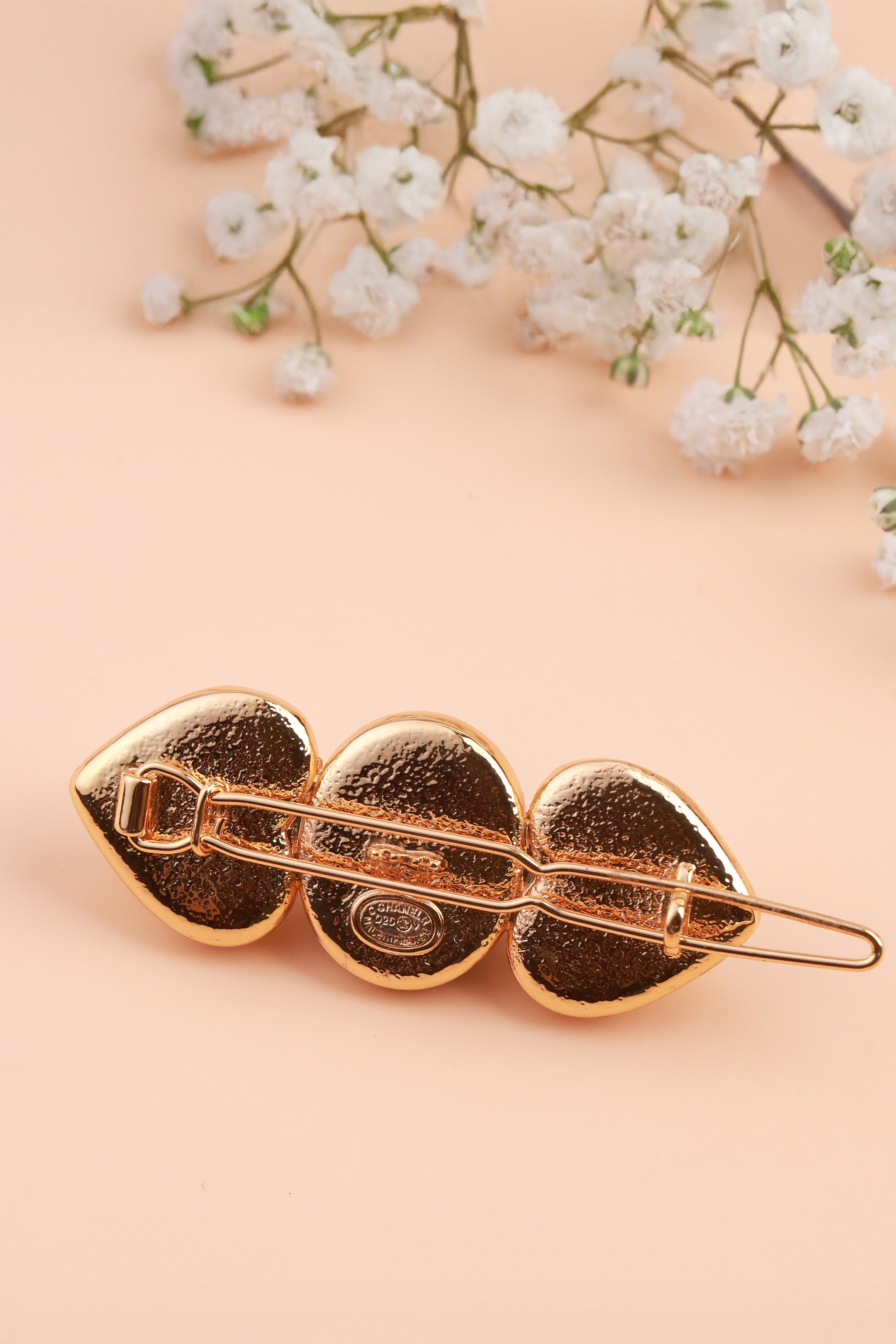 Duo Heart Shanel Hair Clip